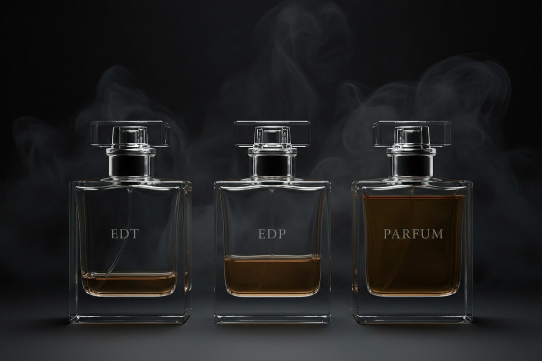Каква е разликата между EDP, EDT и Parfum?