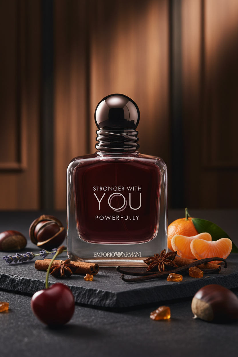 Armani Stronger With You Powerfully — Luxury Still Life
