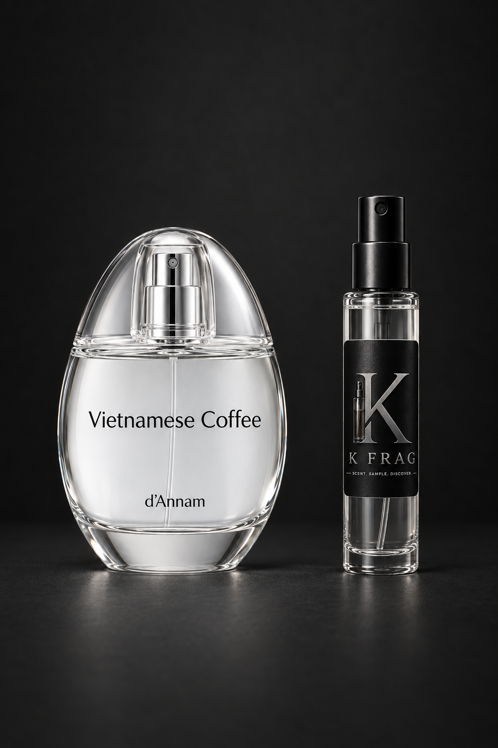 d'Annam Vietnamese Coffee и K FRAG декант един до друг