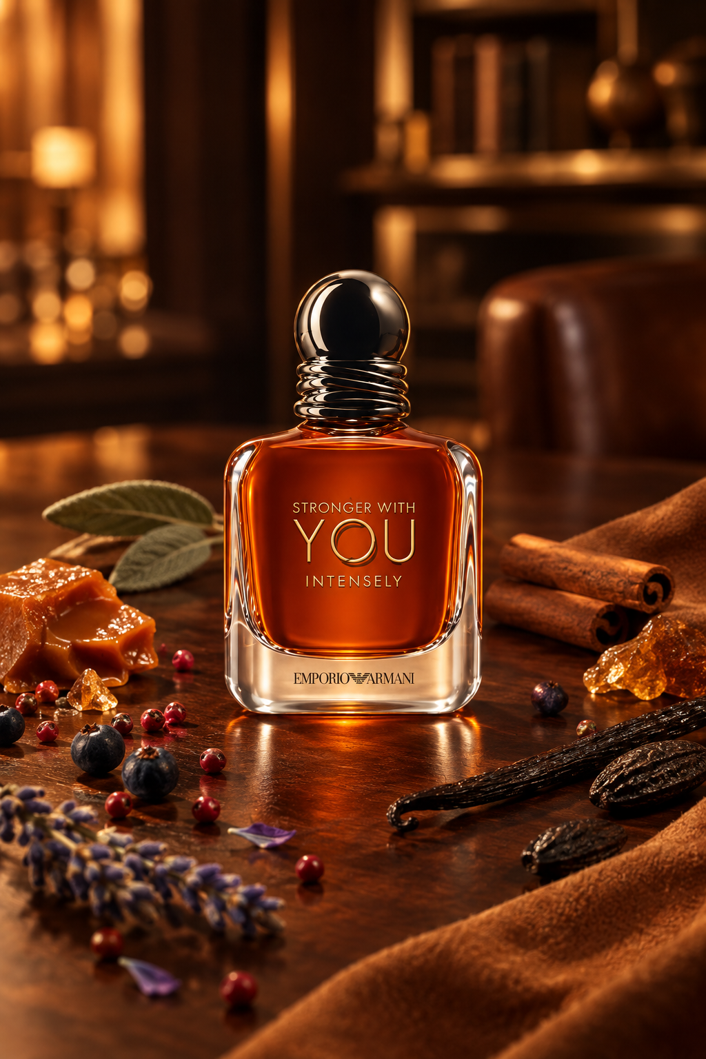 Emporio Armani Stronger With You Intensely — Warm Gourmand Campaign