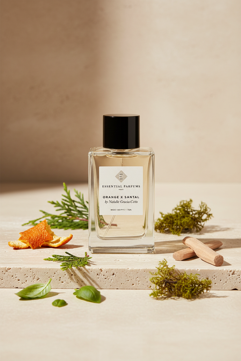 Essential Parfums Orange x Santal — Minimalist Natural Luxury Editorial
