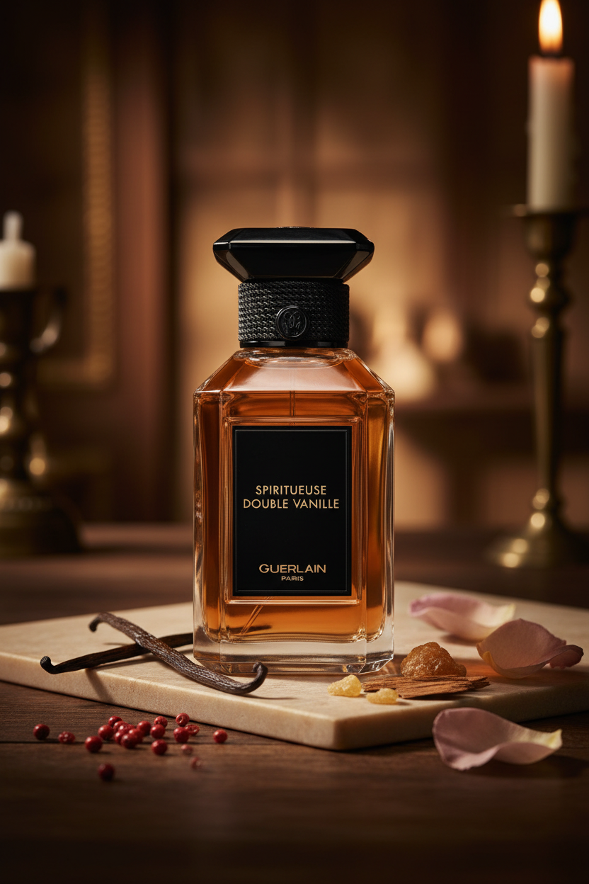 Guerlain Spiritueuse Double Vanille — Natural Organic Campaign