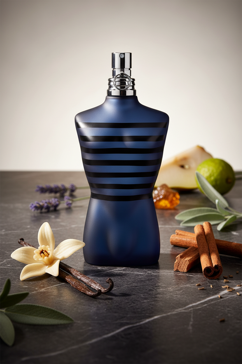 Jean Paul Gaultier Ultra Male — Art Directed Masculine Luxury Campaign